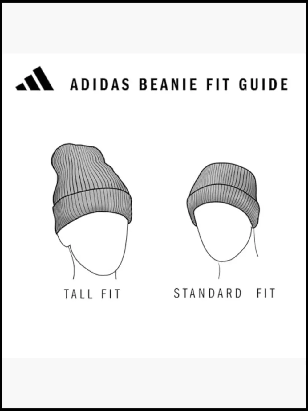 Reversible Beanie with Debossed Three-Stripe Design - Acrylic - Picture 7 of 7